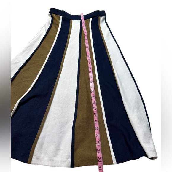 J.Crew Acorn Navy Stripe Pull-On Skirt Size Small New Without Tags - Picture 6 of 10